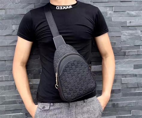 luxury sling bag for men.